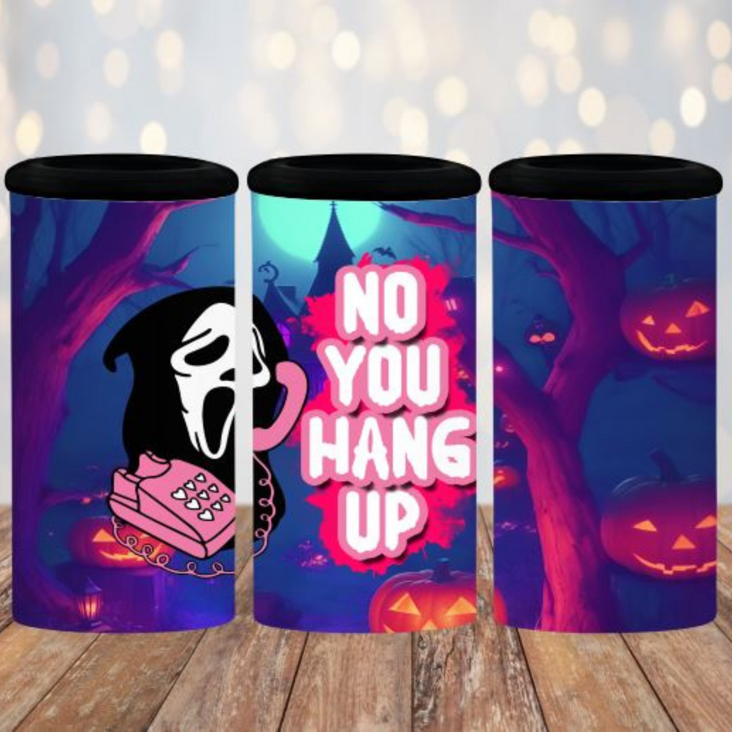 No, you hang up Tumbler