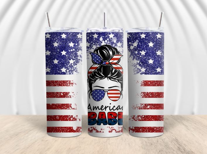 American Babe Mom Tumbler
