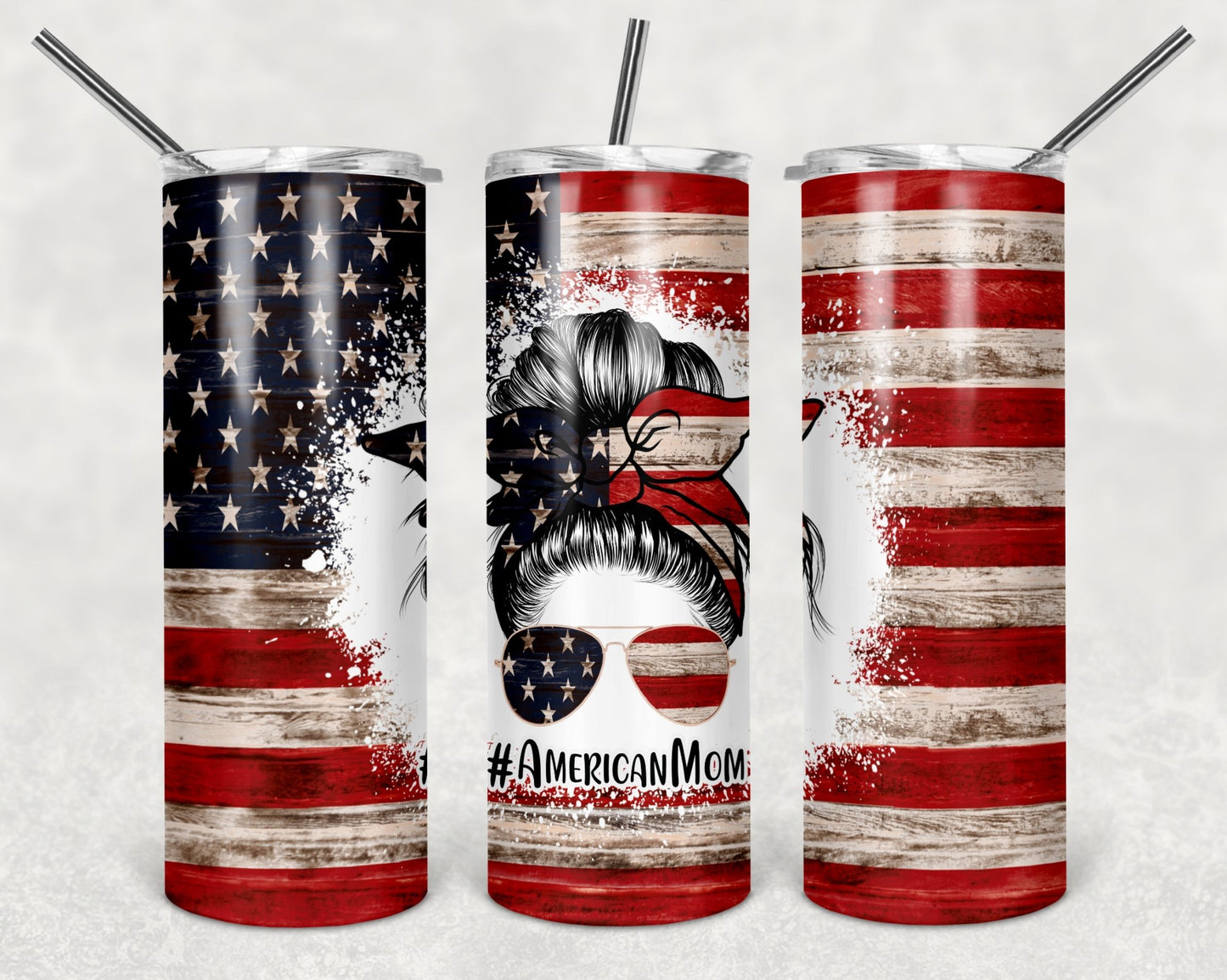 #American Mom Tumbler