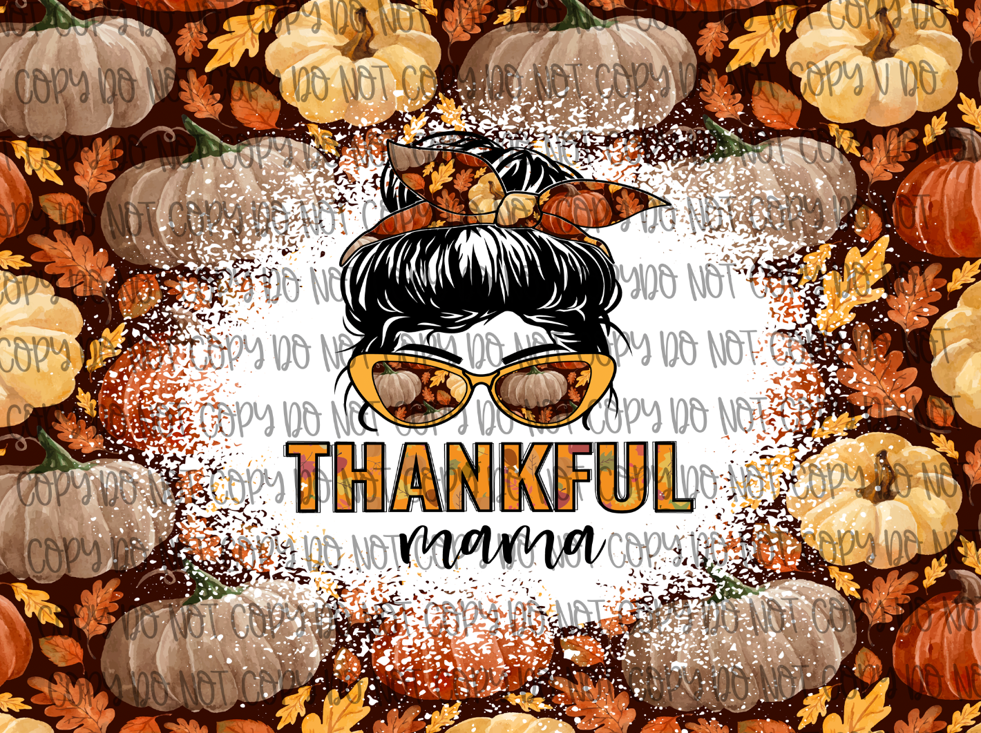 Thankful Mama 2 - Mom Bun 20oz Tumbler