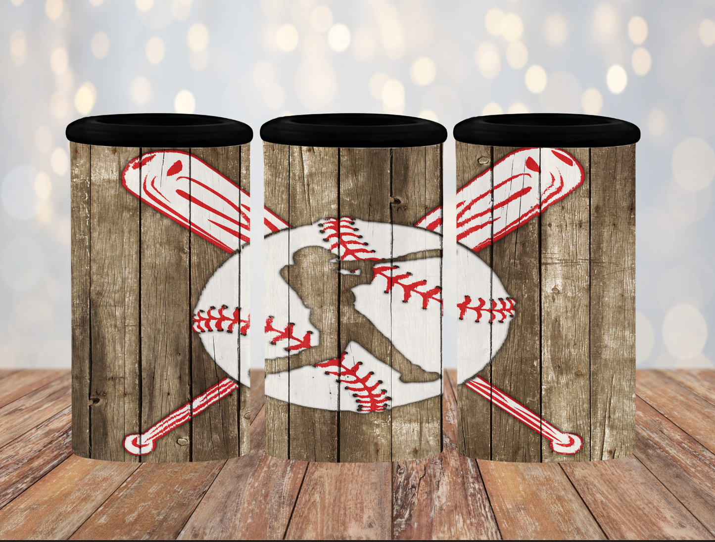 Baseball Swing Red & White 20oz Tumbler