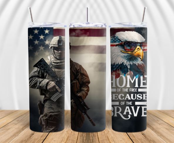 Home of the Free Tumbler