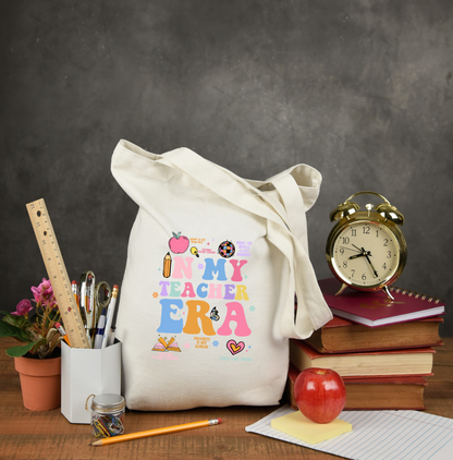 Teacher Canvas Tote Bag - Personalized