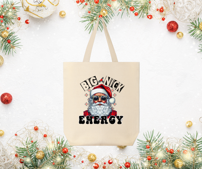 Vintage Santa Canvas Tote Bag