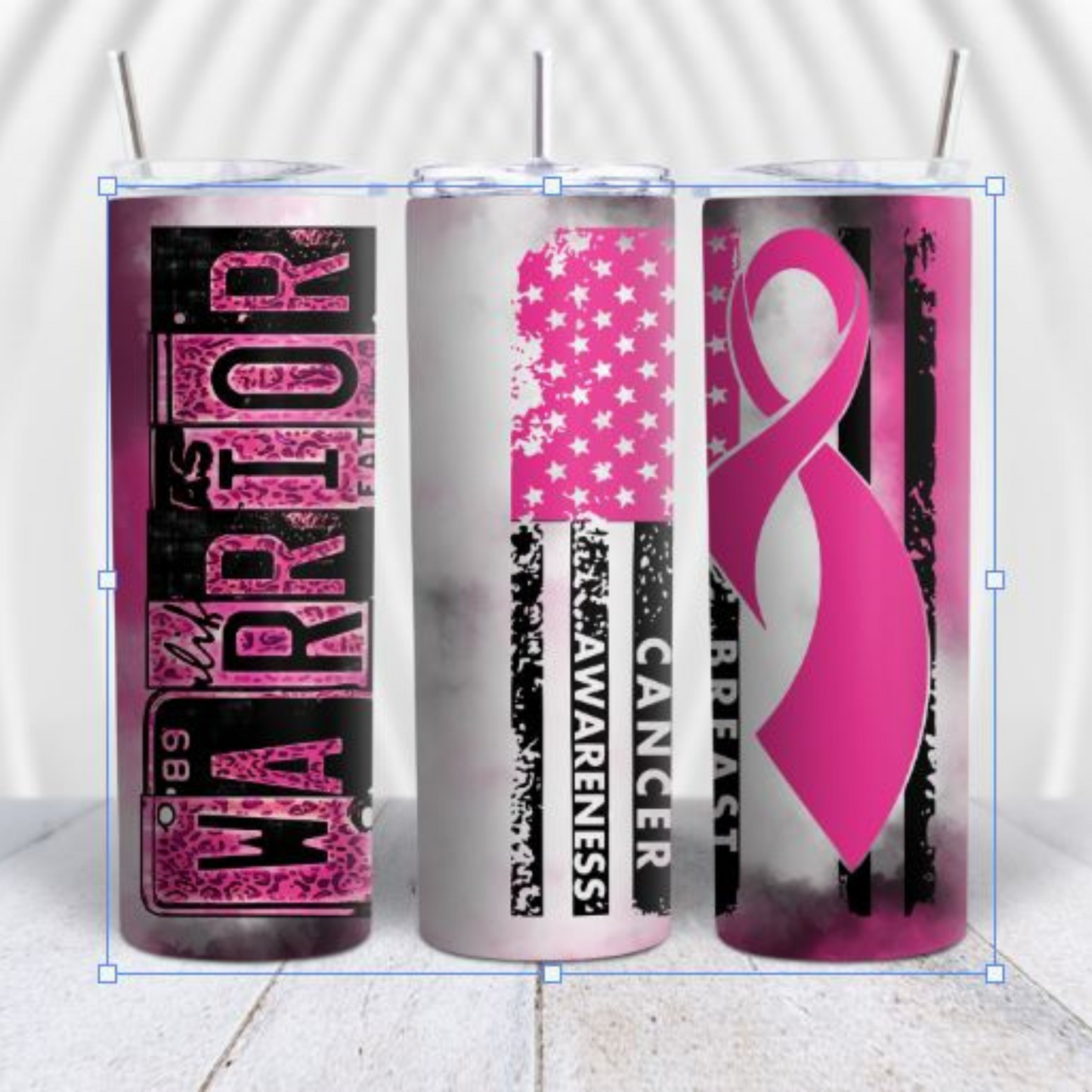 Breast Cancer Warrior 20oz Tumbler