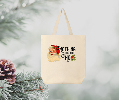 Vintage Santa Canvas Tote Bag