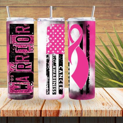 Breast Cancer Warrior 20oz Tumbler