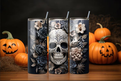 3D Skeleton Tumbler