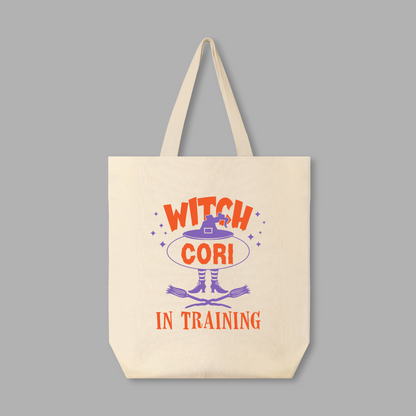 Halloween Canvas Tote Bag - Personalized