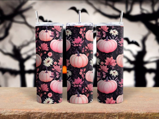 Pink Pumpkin Tumbler