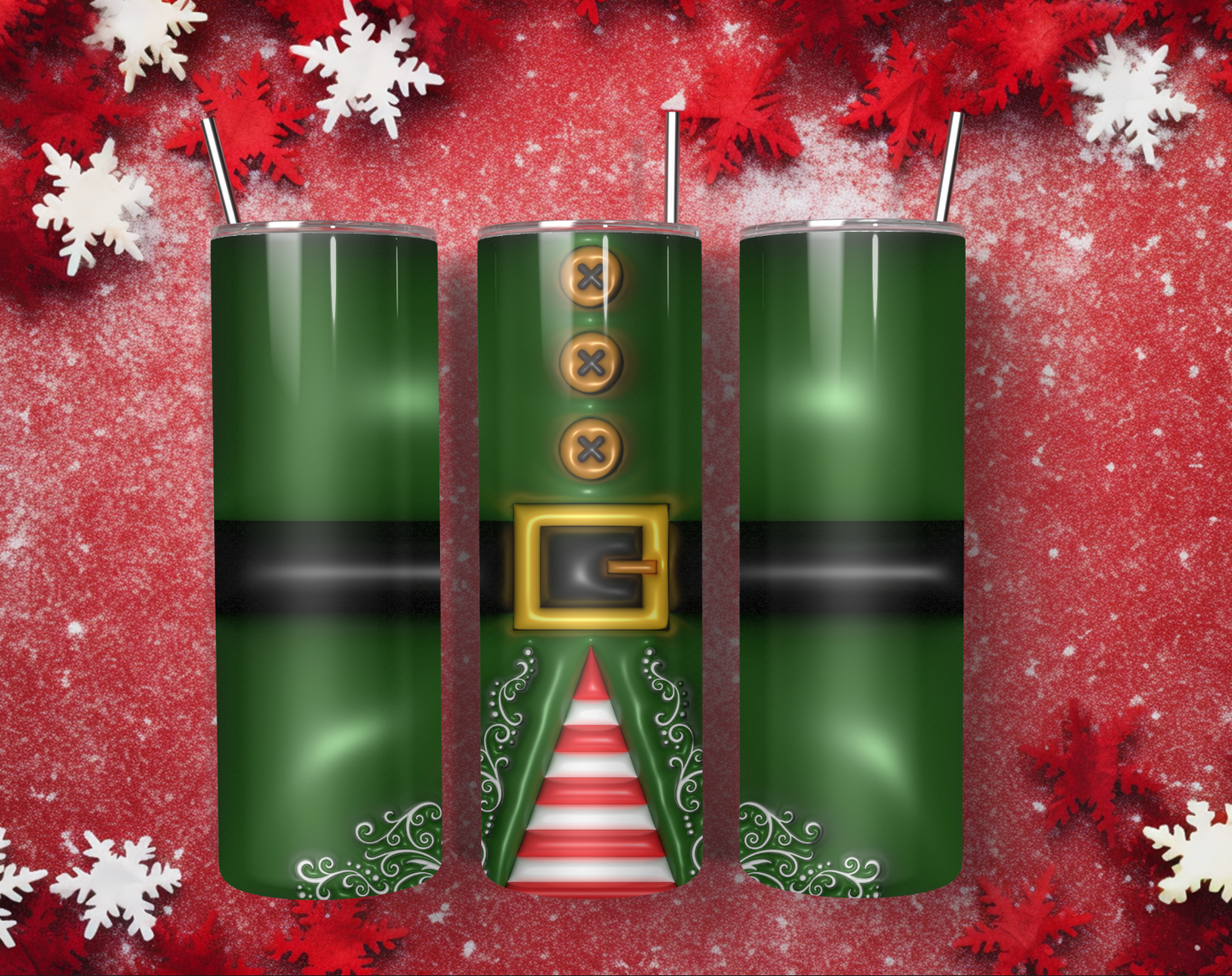 Elf Christmas Tumbler